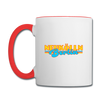 Neukölln Berlin Retro - Tasse zweifarbig - white/red