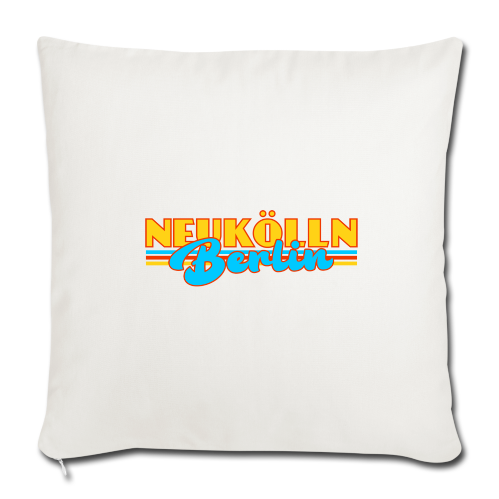 Neukölln Berlin Retro - Sofakissen mit Füllung (45 x 45 cm) - natural white