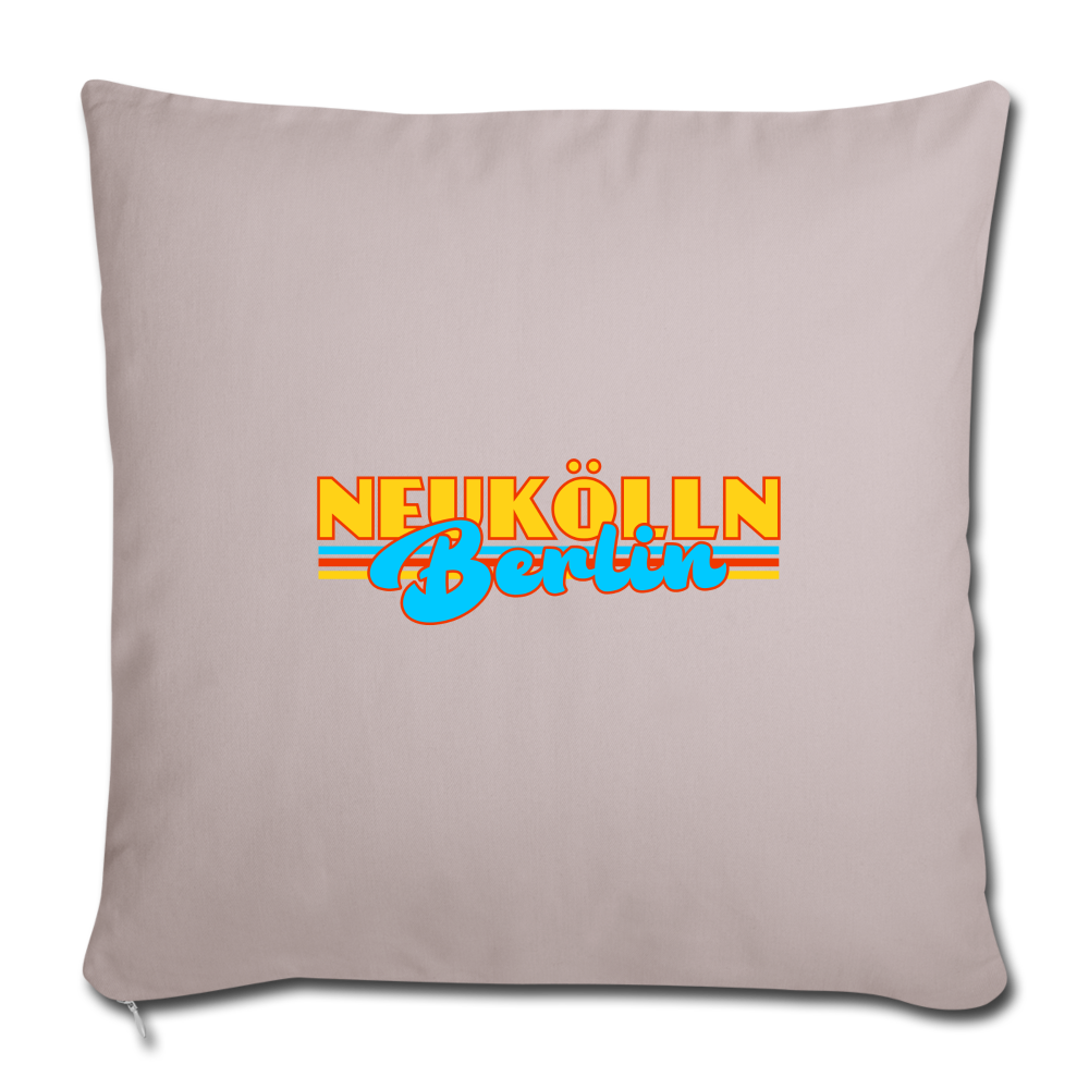 Neukölln Berlin Retro - Sofakissen mit Füllung (45 x 45 cm) - light taupe