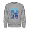 Köpenick Planet Earth - Männer Premium Sweatshirt - heather grey