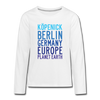 Köpenick Planet Earth - Teenager Langarmshirt - white