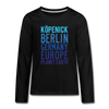 Köpenick Planet Earth - Teenager Langarmshirt - black