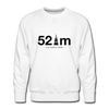 52 m Viktoria Park - Männer Premium Sweatshirt - white
