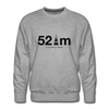 52 m Viktoria Park - Männer Premium Sweatshirt - heather grey