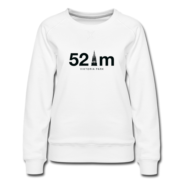 52 m Viktoria Park - Frauen Premium Sweatshirt - white