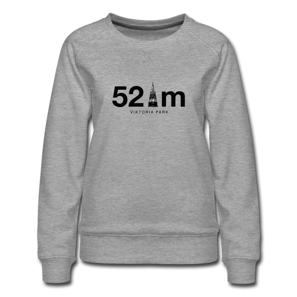 52 m Viktoria Park - Frauen Premium Sweatshirt - heather grey