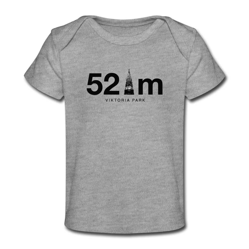 52 m Viktoria Park - Baby Bio T-Shirt - heather grey