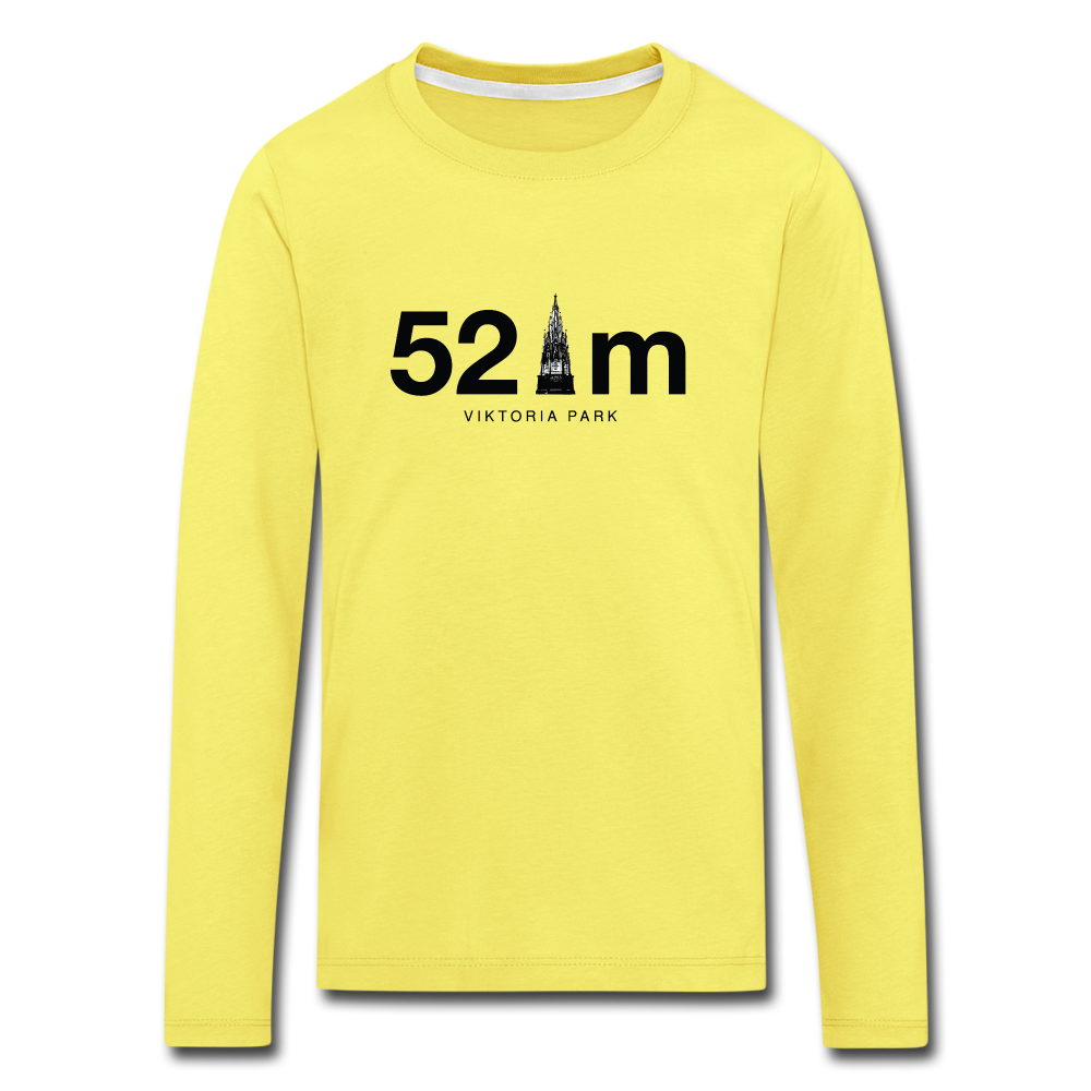 52 m Viktoria Park - Kinder Langarmshirt - yellow