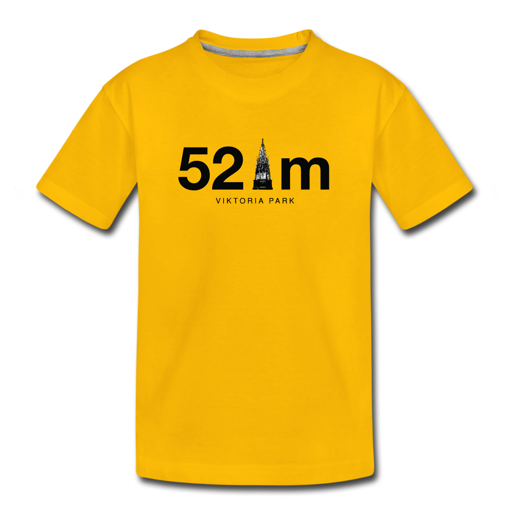 52 m Viktoria Park - Teenager Premium T-Shirt - sun yellow