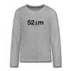 52 m Viktoria Park - Teenager Langarmshirt - heather grey