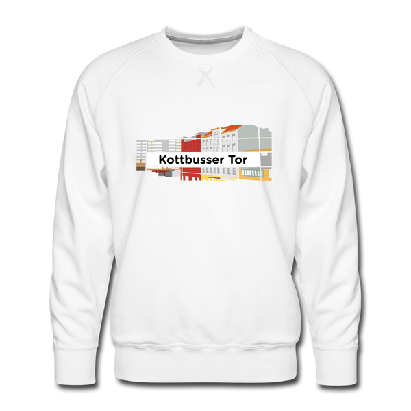 Kottbusser Tor - Männer Premium Sweatshirt - white