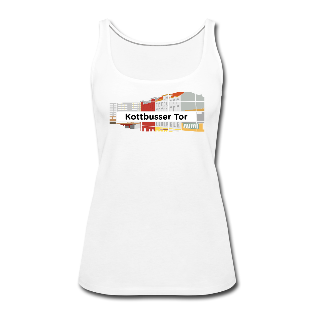 Kottbusser Tor - Frauen Premium Tank Top - white