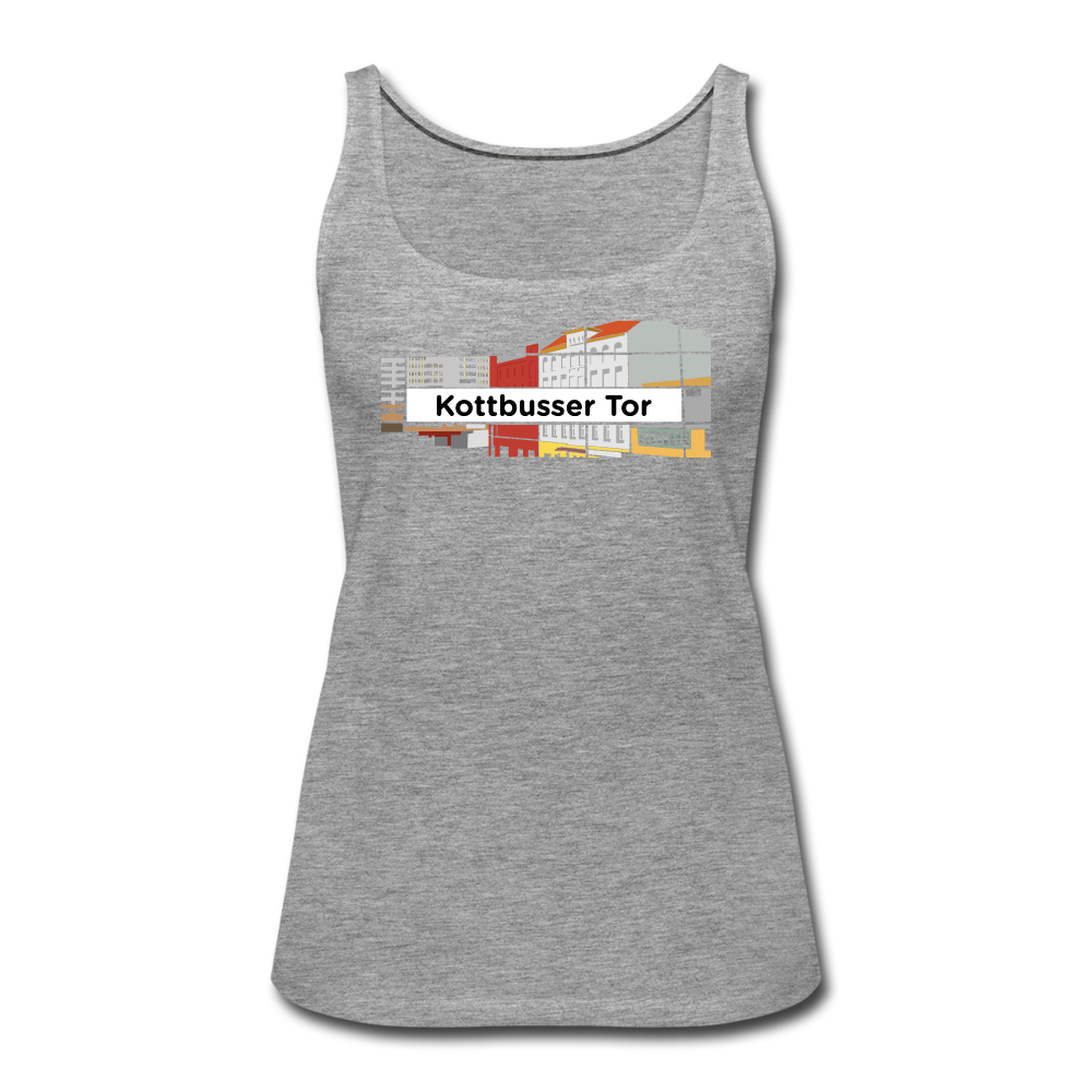 Kottbusser Tor - Frauen Premium Tank Top - heather grey