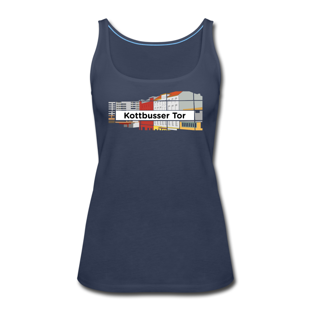 Kottbusser Tor - Frauen Premium Tank Top - navy