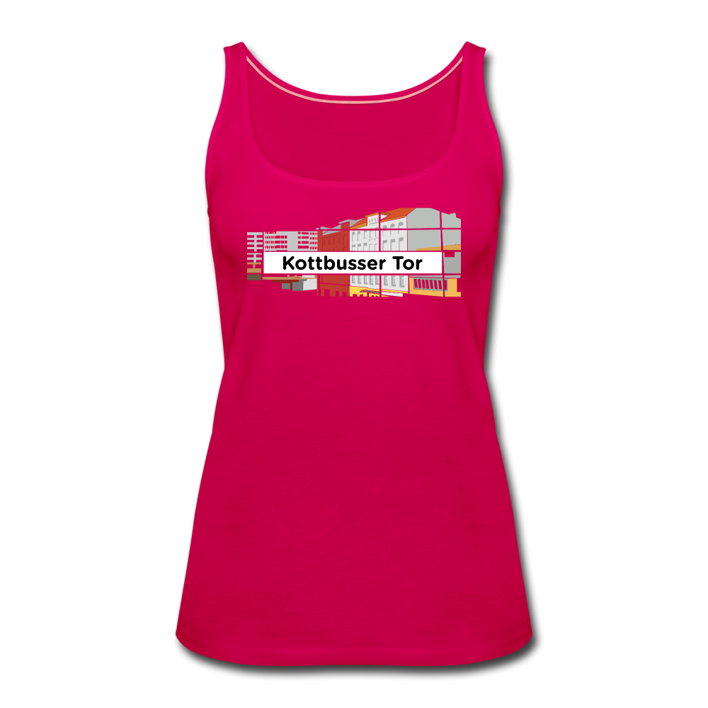 Kottbusser Tor - Frauen Premium Tank Top - dark pink