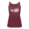 Kottbusser Tor - Frauen Premium Tank Top - heather burgundy