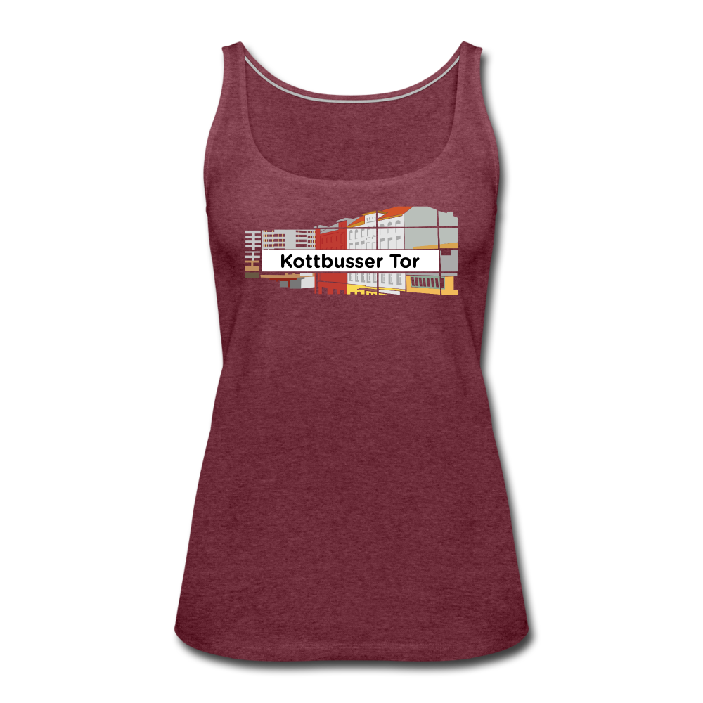 Kottbusser Tor - Frauen Premium Tank Top - heather burgundy