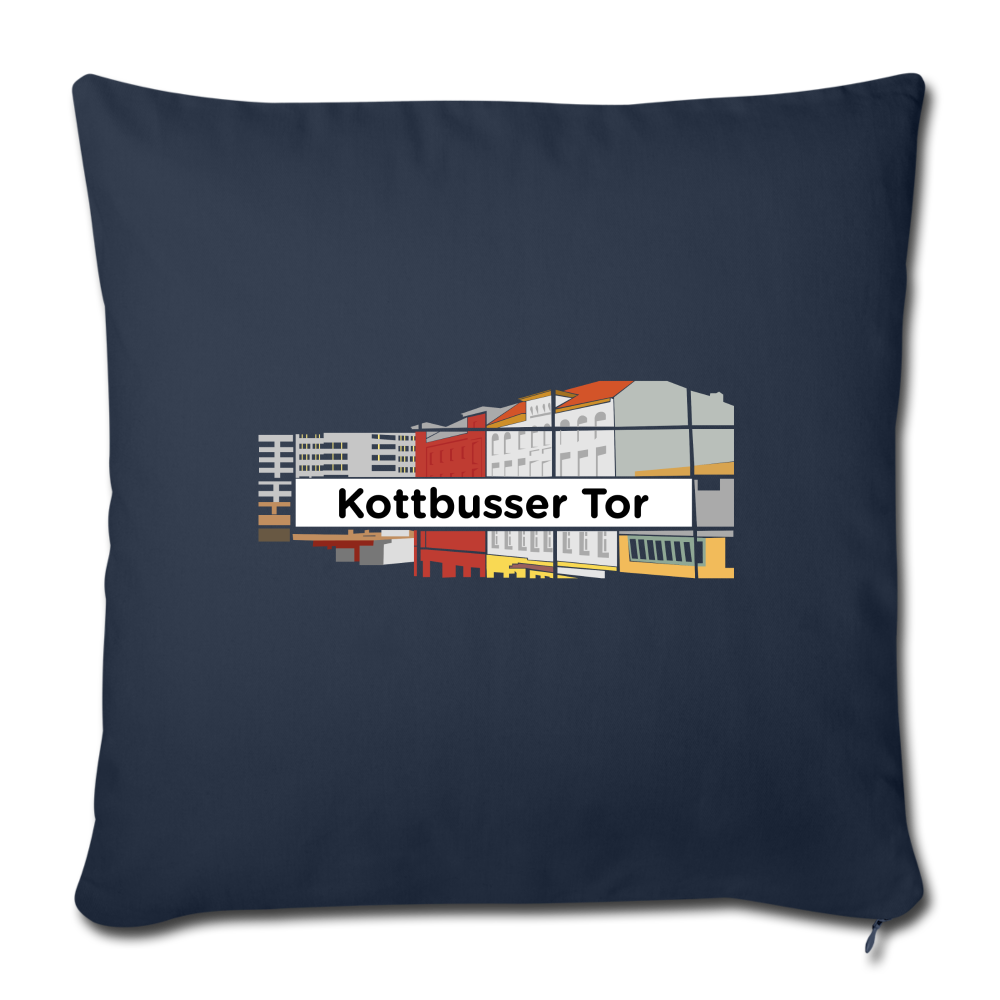 Kottbusser Tor - Sofakissen mit Füllung (45 x 45 cm) - navy