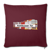 Kottbusser Tor - Sofakissen mit Füllung (45 x 45 cm) - burgundy