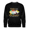 Kreta oder Kreuzberg - Männer Premium Sweatshirt - black