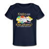 Kreta oder Kreuzberg - Baby Bio T-Shirt - dark navy