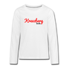 Kreuzberg Berlin - Teenager Langarmshirt - white
