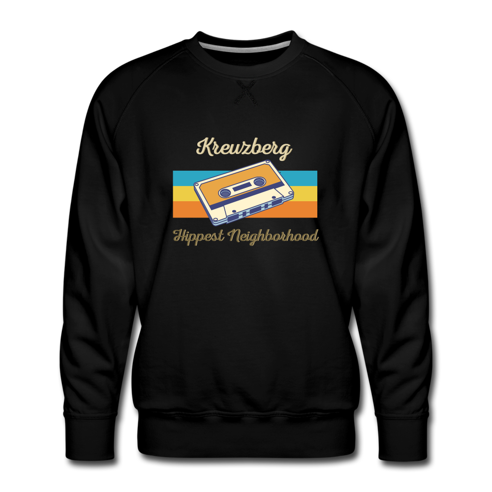 Kreuzberg Hippest Neighborhood - Männer Premium Sweatshirt - black