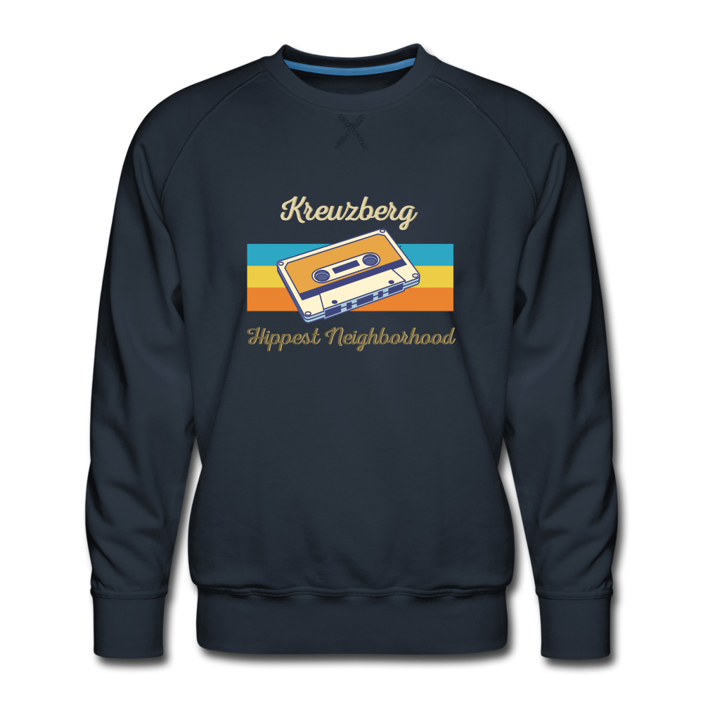 Kreuzberg Hippest Neighborhood - Männer Premium Sweatshirt - navy