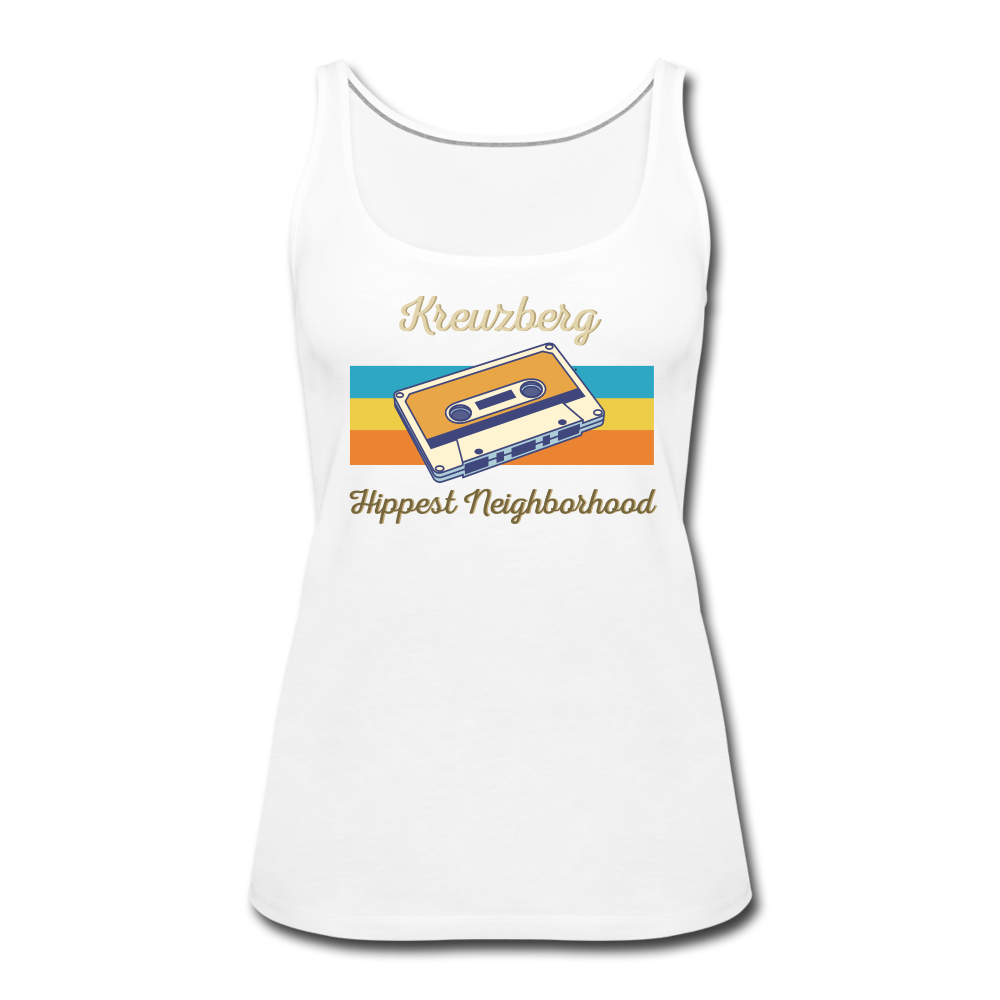Kreuzberg Hippest Neighborhood - Frauen Premium Tank Top - white