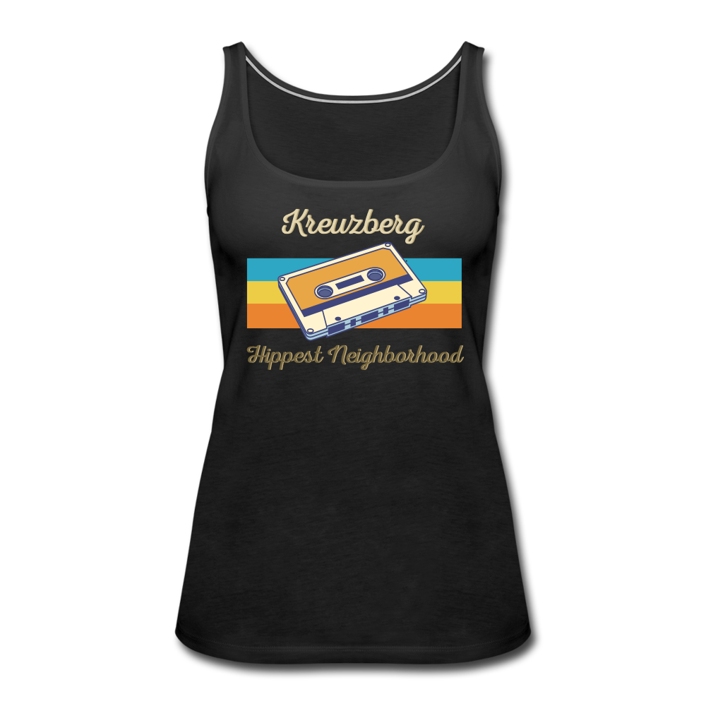 Kreuzberg Hippest Neighborhood - Frauen Premium Tank Top - black