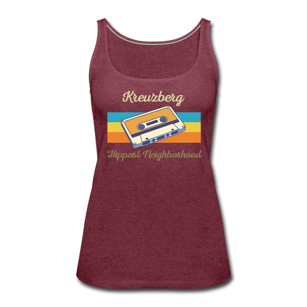 Kreuzberg Hippest Neighborhood - Frauen Premium Tank Top - heather burgundy