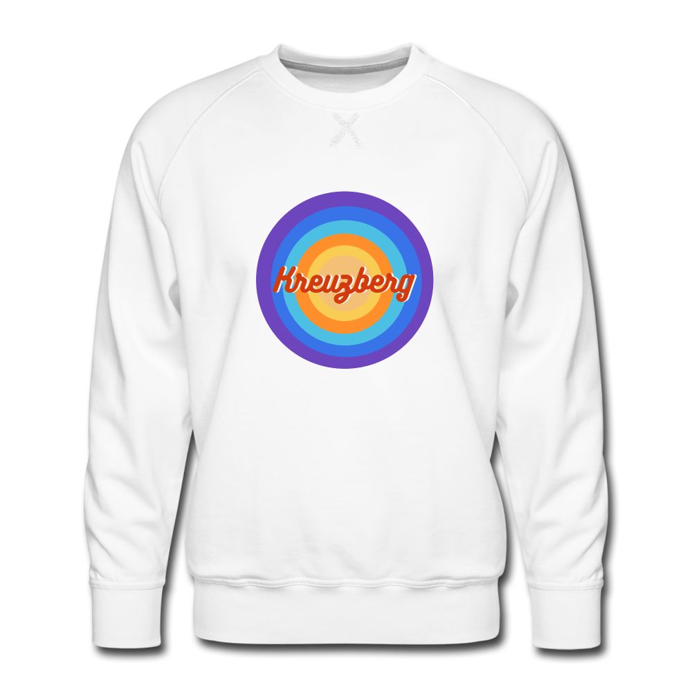 Kreuzberg Retro - Männer Premium Sweatshirt - white