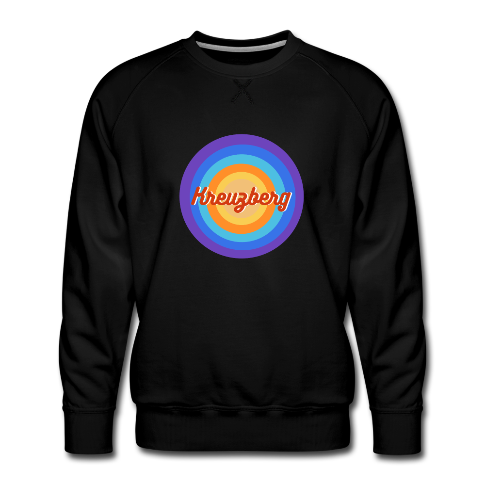 Kreuzberg Retro - Männer Premium Sweatshirt - black