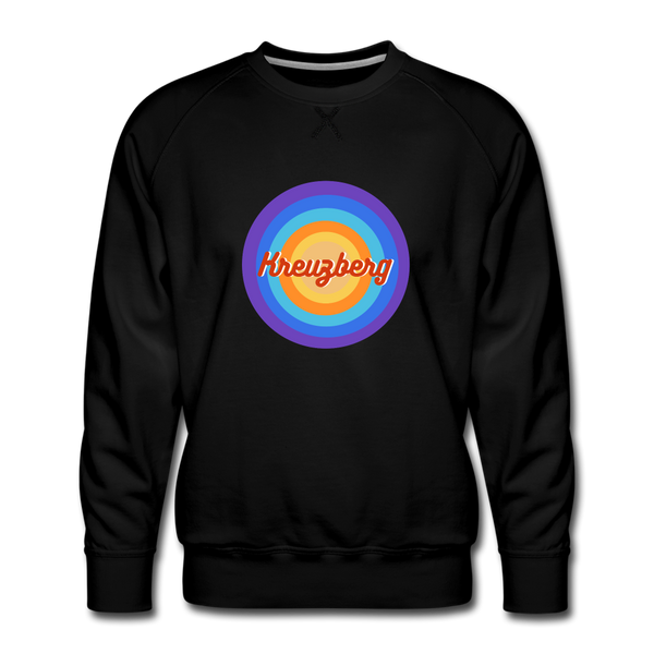 Kreuzberg Retro - Männer Premium Sweatshirt - black