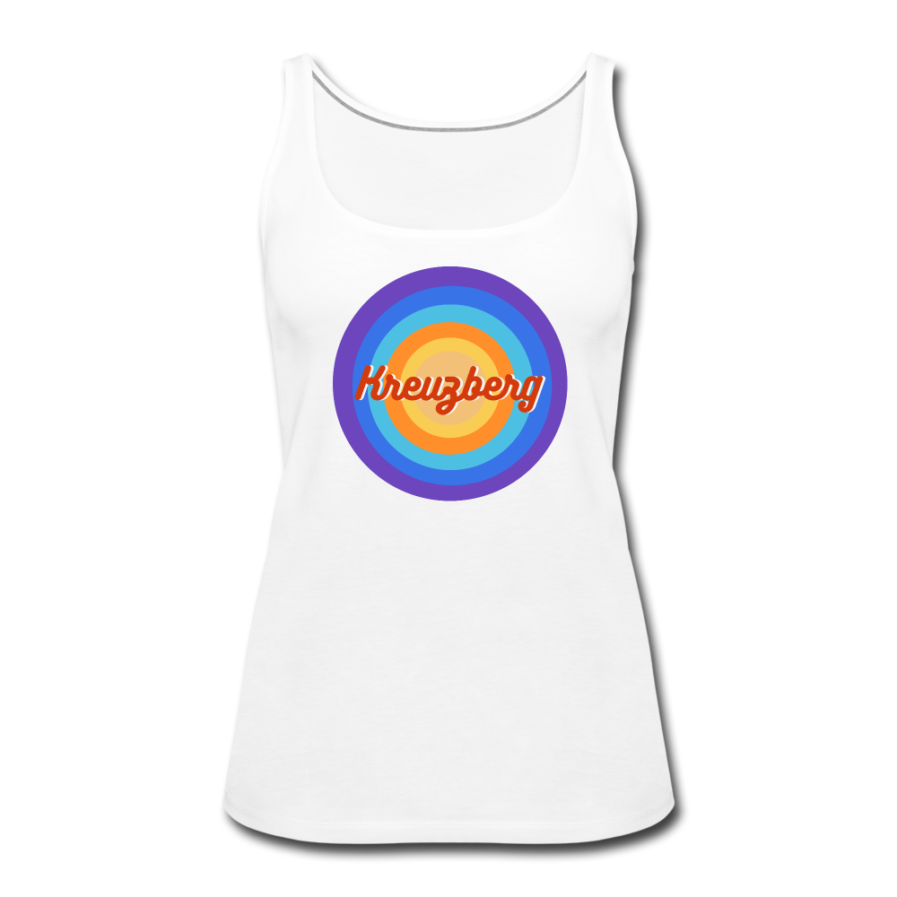 Kreuzberg Retro - Frauen Premium Tank Top - white