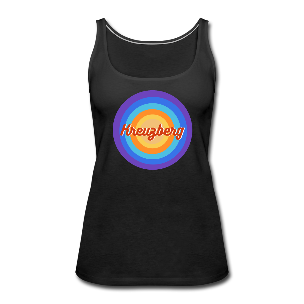 Kreuzberg Retro - Frauen Premium Tank Top - black