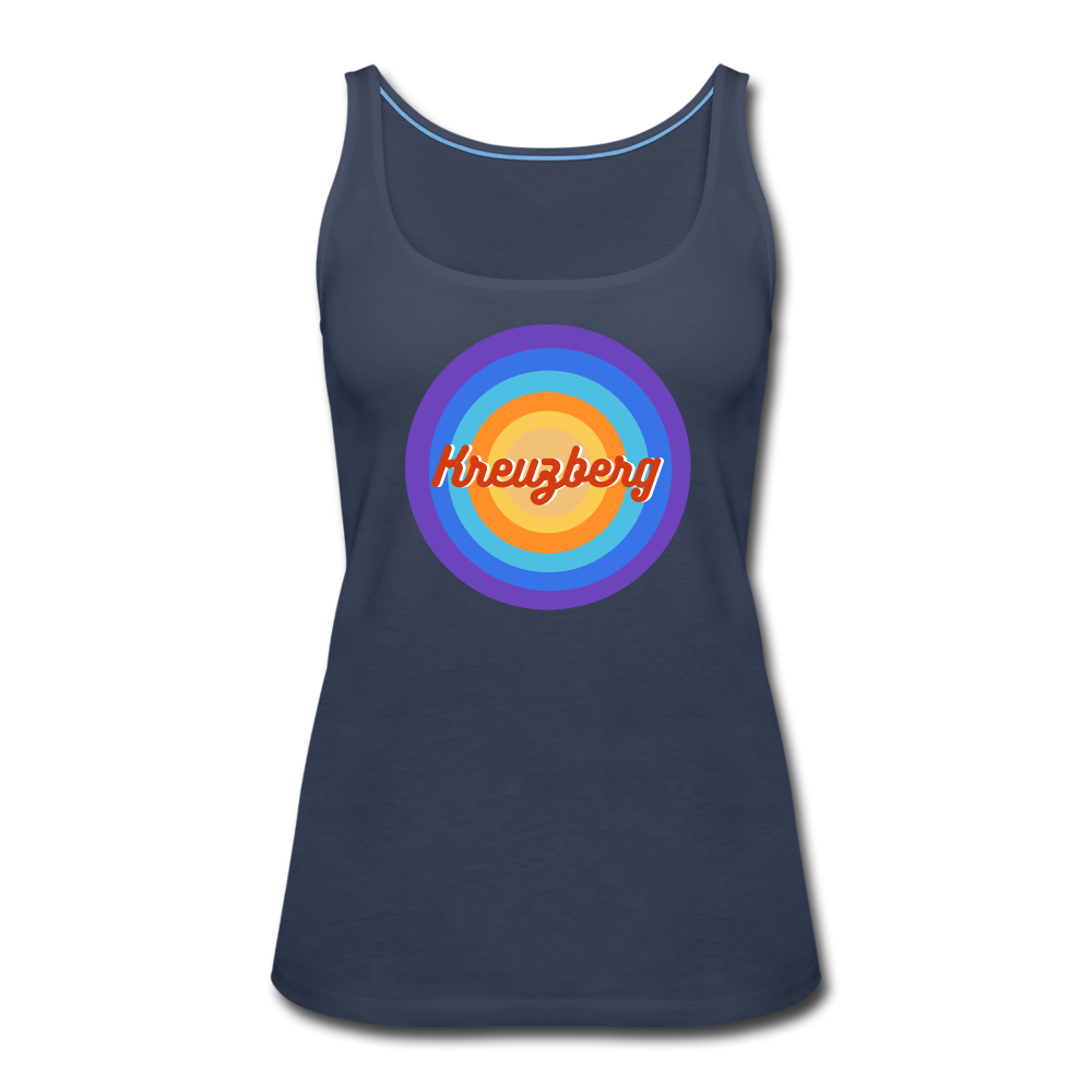Kreuzberg Retro - Frauen Premium Tank Top - navy