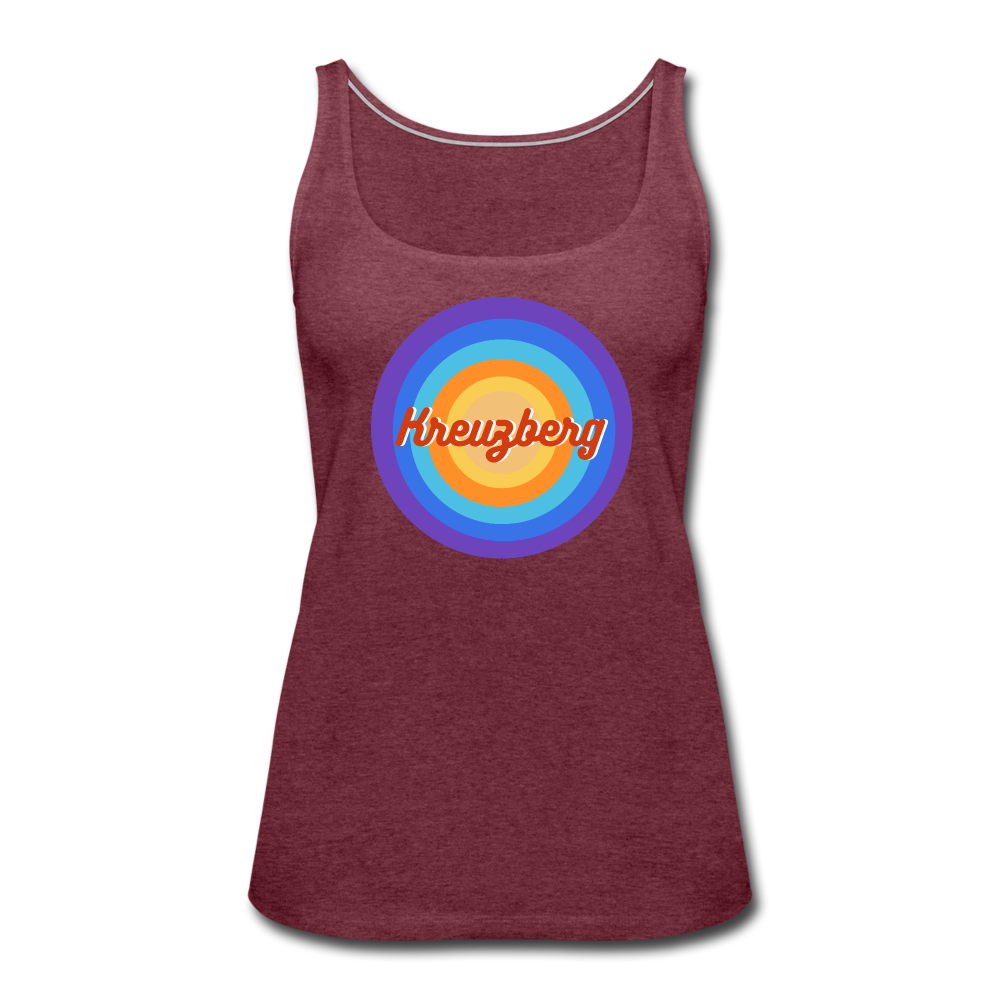 Kreuzberg Retro - Frauen Premium Tank Top - heather burgundy