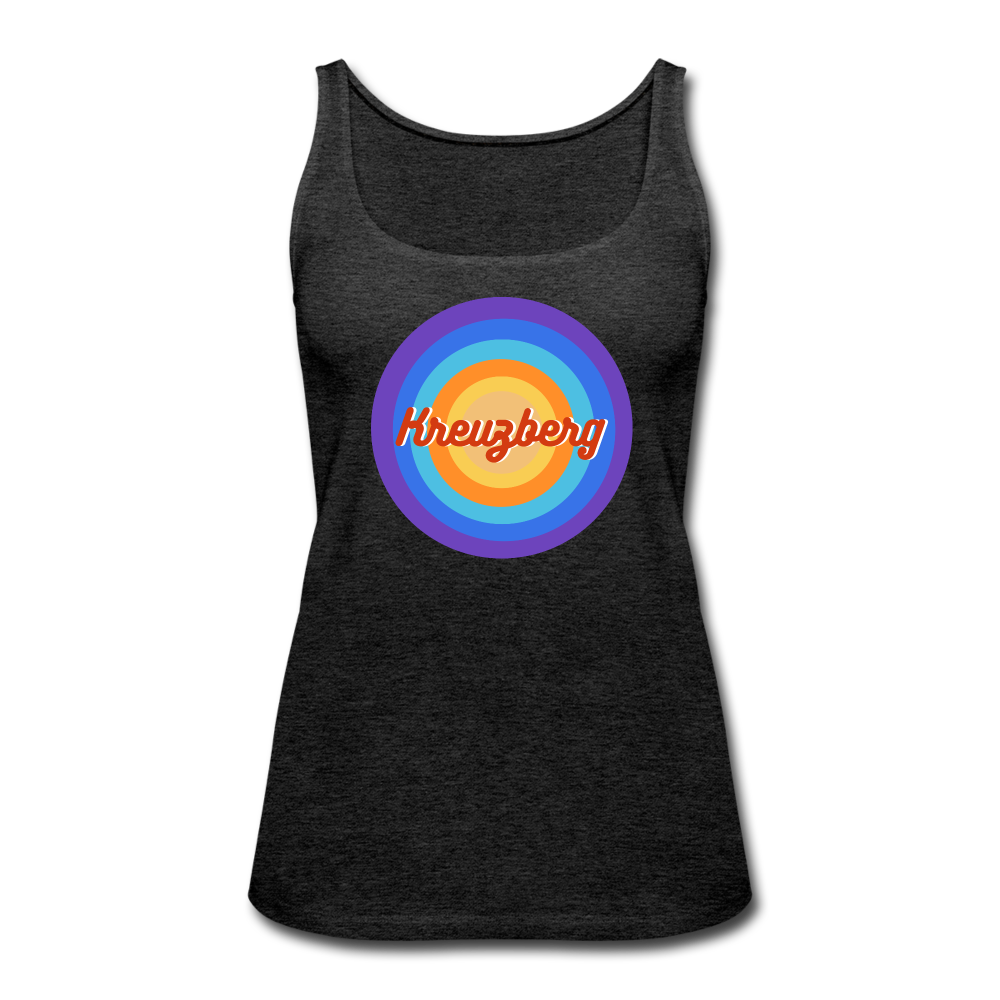 Kreuzberg Retro - Frauen Premium Tank Top - charcoal grey