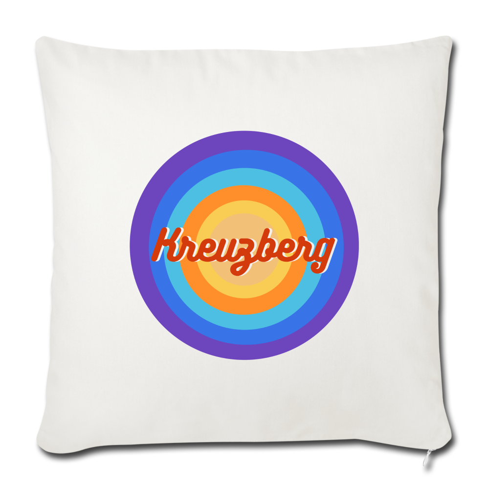 Kreuzberg Retro - Sofakissen mit Füllung (45 x 45 cm) - natural white