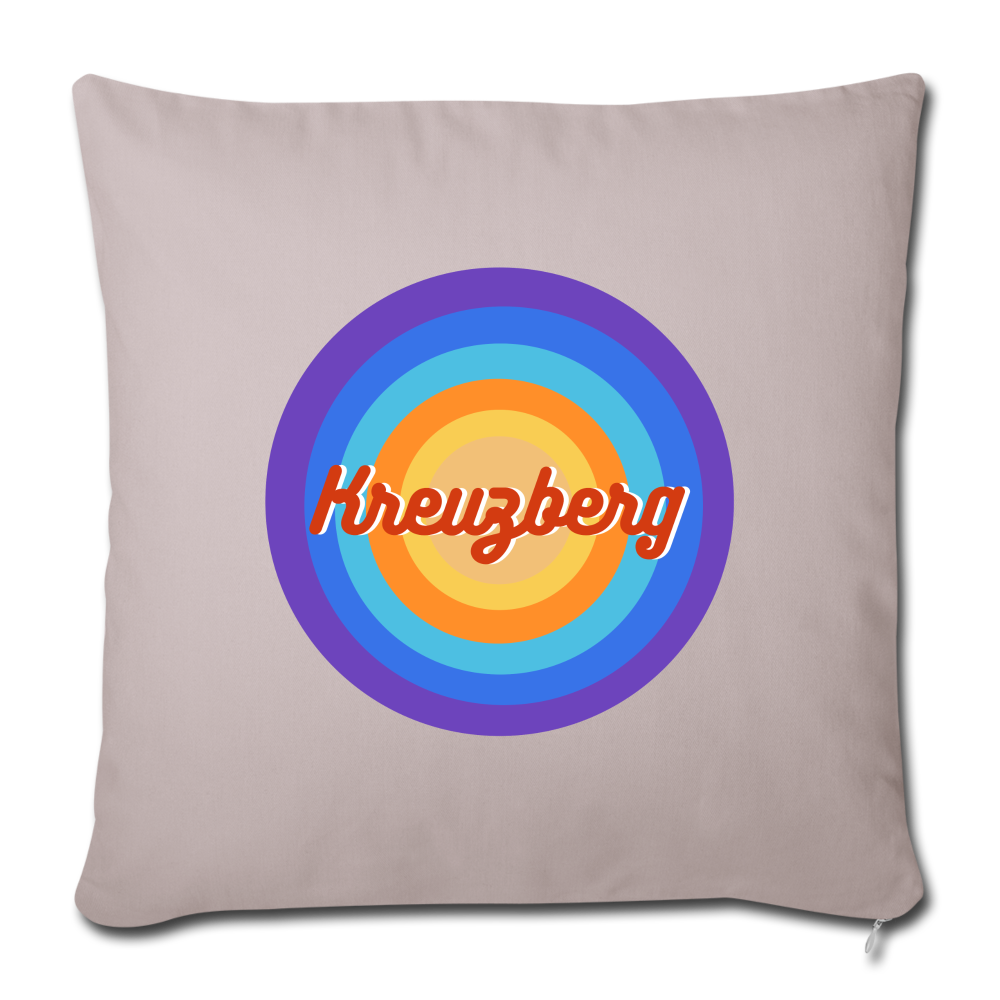 Kreuzberg Retro - Sofakissen mit Füllung (45 x 45 cm) - light taupe