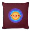 Kreuzberg Retro - Sofakissen mit Füllung (45 x 45 cm) - burgundy