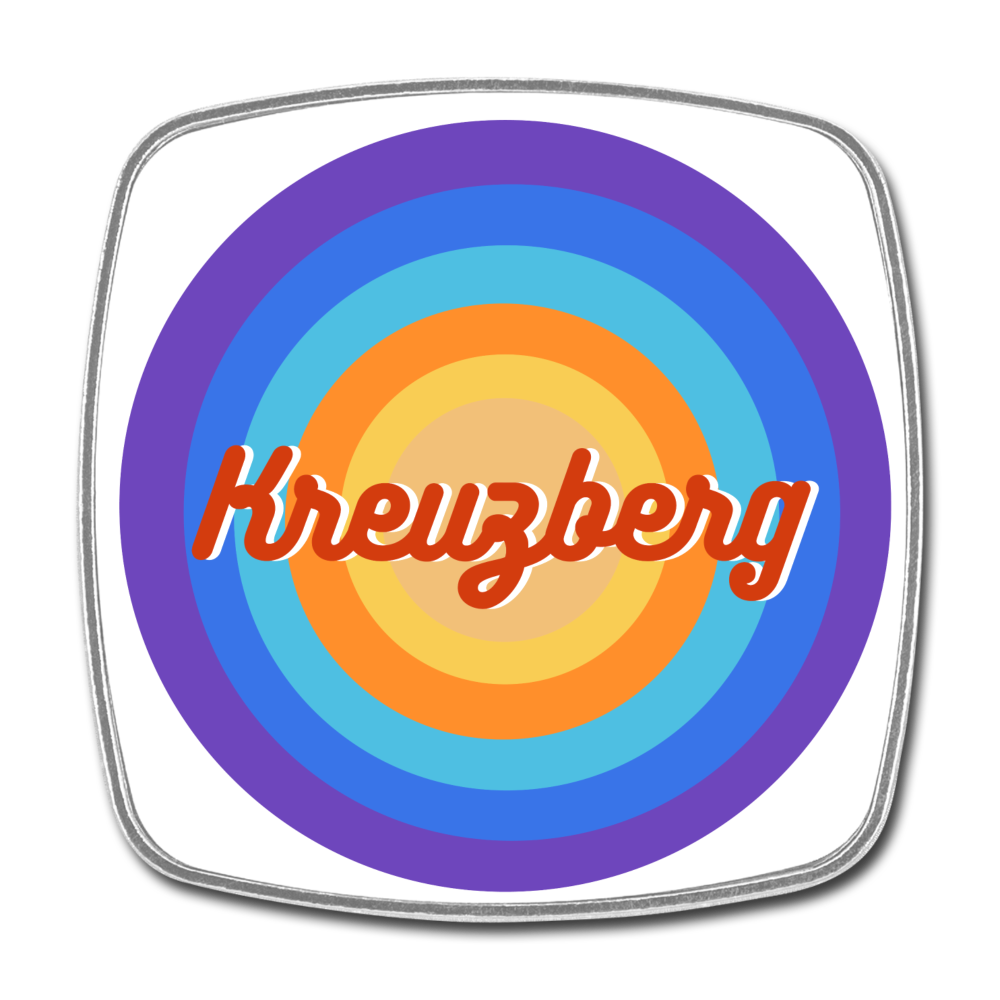 Kreuzberg Retro - Kühlschrankmagnet - white