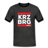 KRZBRG - Männer Ringer T-Shirt - charcoal/black