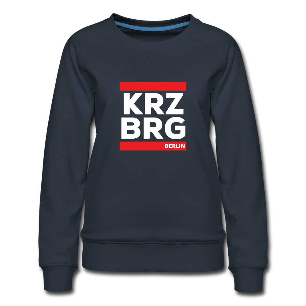 KRZBRG - Frauen Premium Sweatshirt - navy