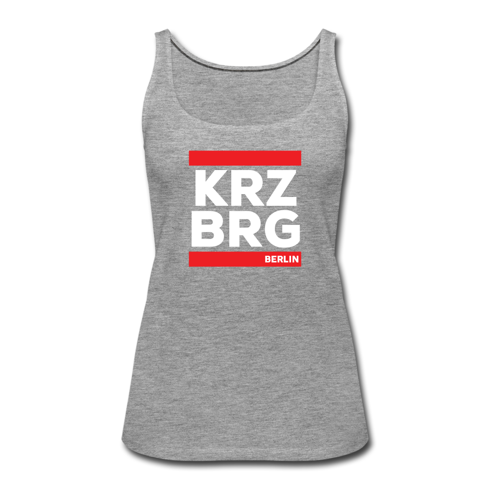 KRZBRG - Frauen Premium Tank Top - heather grey