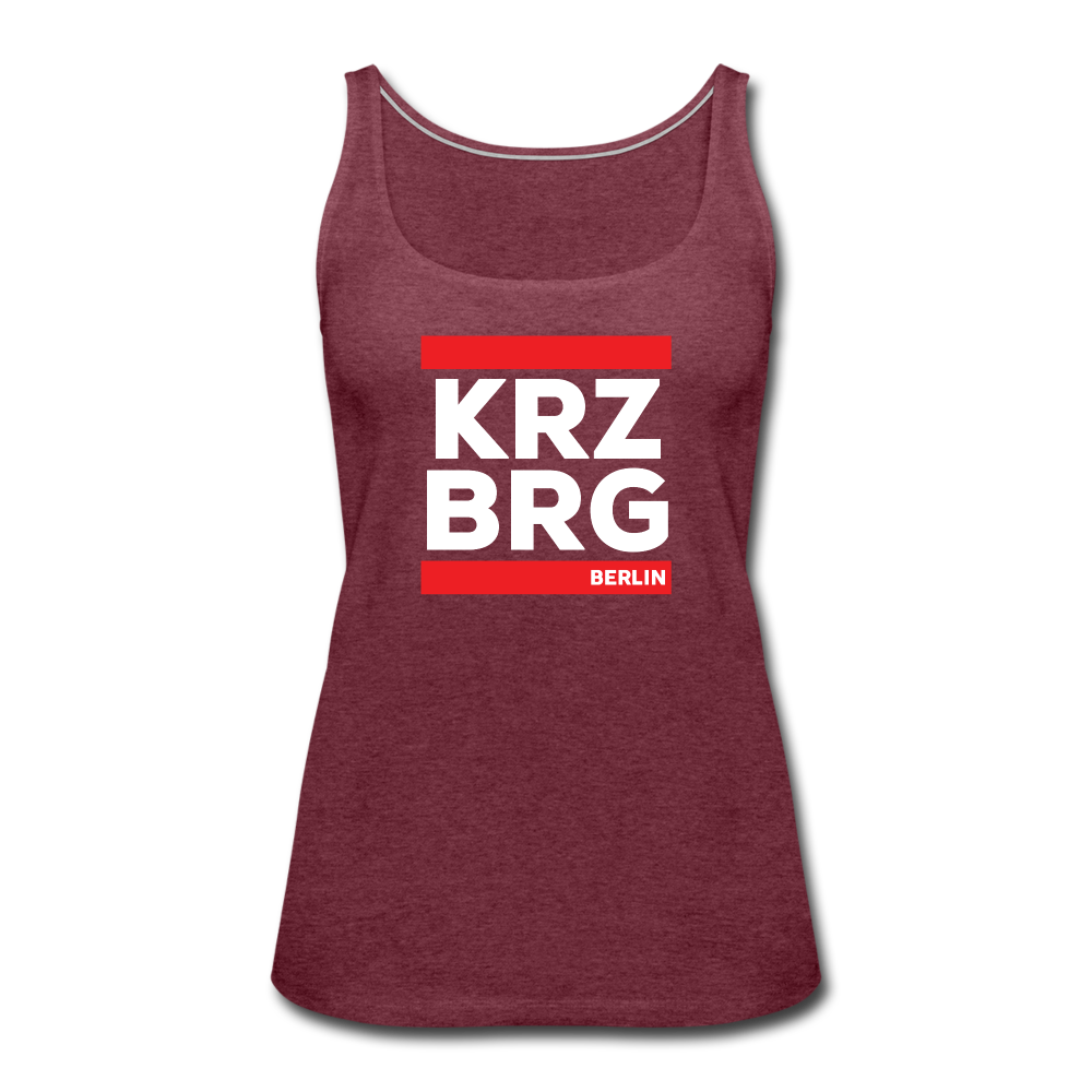 KRZBRG - Frauen Premium Tank Top - heather burgundy