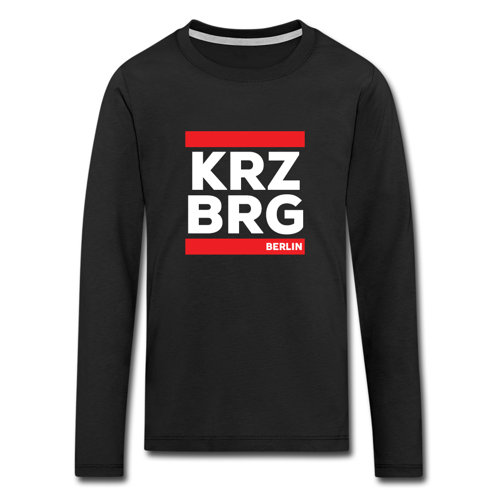 KRZBRG - Kinder Langarmshirt - black