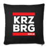 KRZBRG - Sofakissen mit Füllung (45 x 45 cm) - black