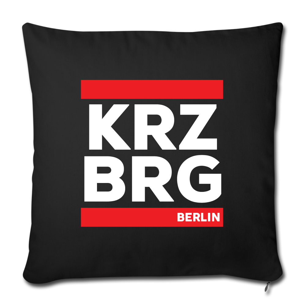 KRZBRG - Sofakissen mit Füllung (45 x 45 cm) - black